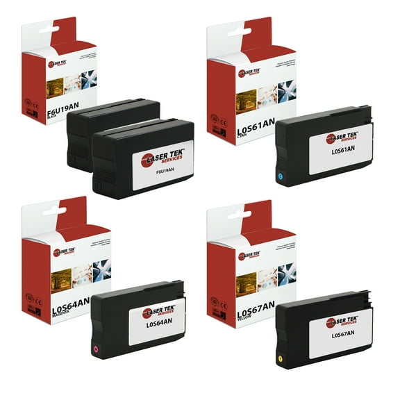 5Pk LTS 952XL BCMY HY Compatible for HP OfficeJet 7740 8210 8216 8218 Ink