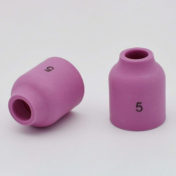 5Pk Tig Gas Lens Alumina Nozzle Ceramic Cup For Sr Wp- 9/20/25 Tig Welding Torch 53N59