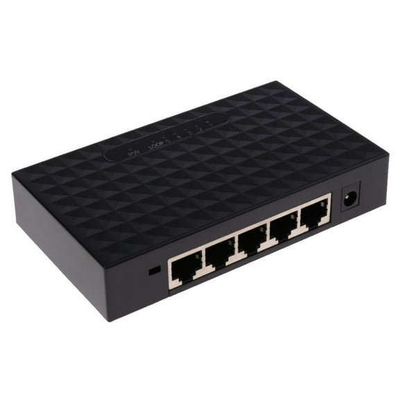 5Port 1000Mbps Gigabit Ethernet Switch Plug Desktop Ethernet Hub