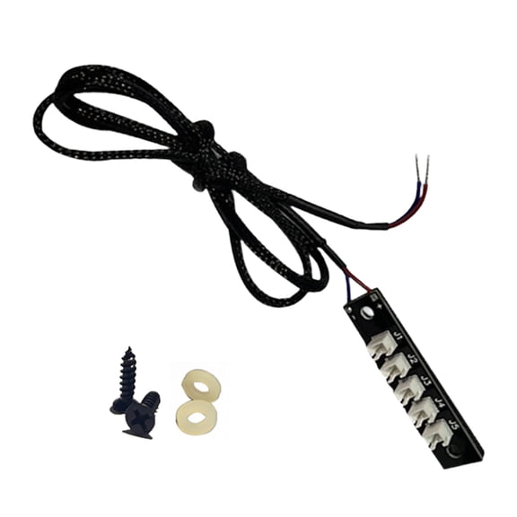 5Port PC Fan Hub 2Pin Splitter 1 to 5Way For Multiple Cooling Fan Stable Current