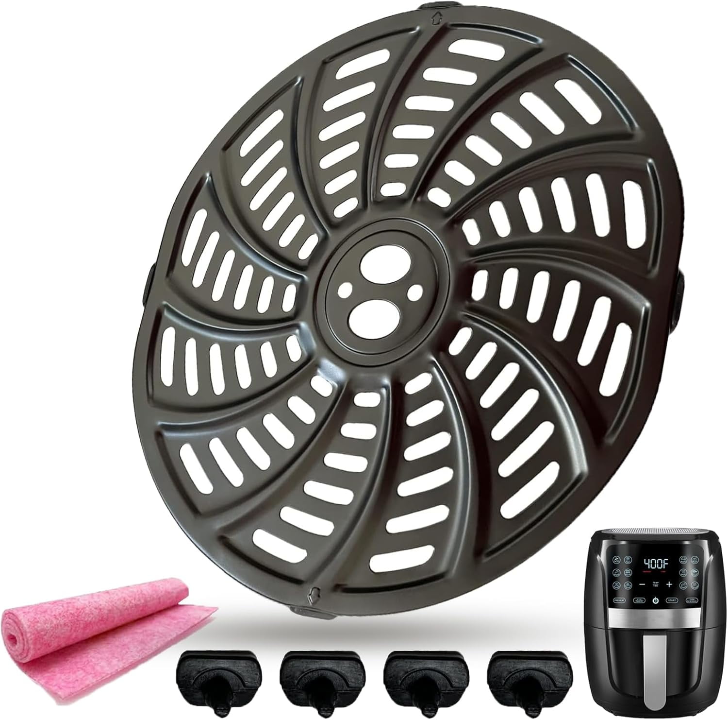 5QT Air Fryer Replacement Tray for Gourmia GAF556 Air Fryers, Upgraded