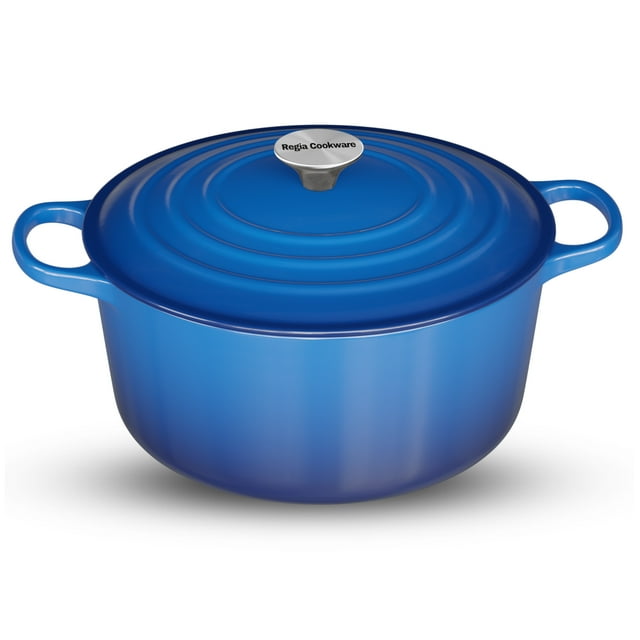 Regia 5QT Enameled Cast Iron Dutch Oven with Lid, Oven Safe up to 500°F