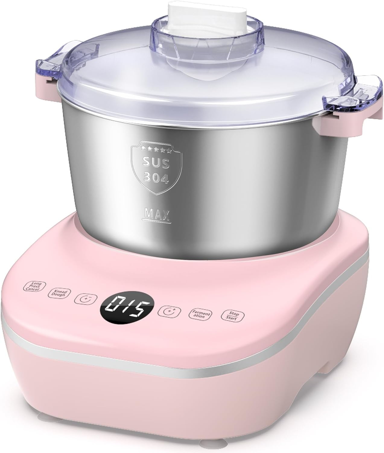 5Qt Electric Dough Maker with Ferment Function, Dough Mixer featuring ...