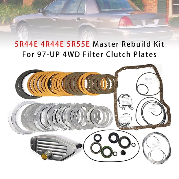 5R44E 4R44E 5R55E Master Rebuild Kit For 97-UP 4WD Filter Clutch Plates