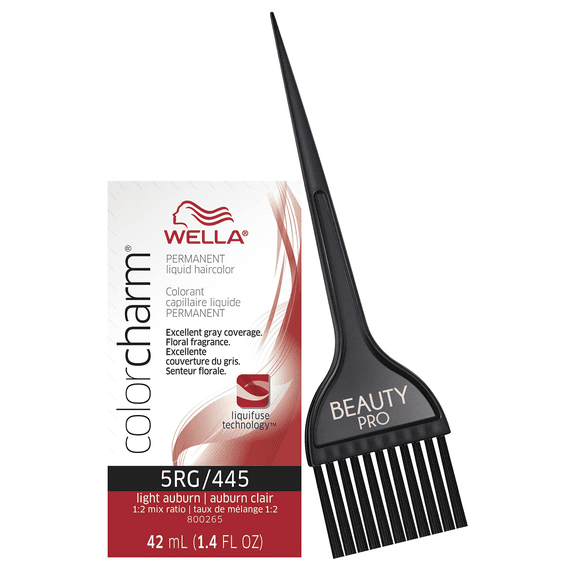 5RG / 445 Light Auburn, Wella ColorCharm Permanent Liquid Hair Color 42 ml / 1.4 oz