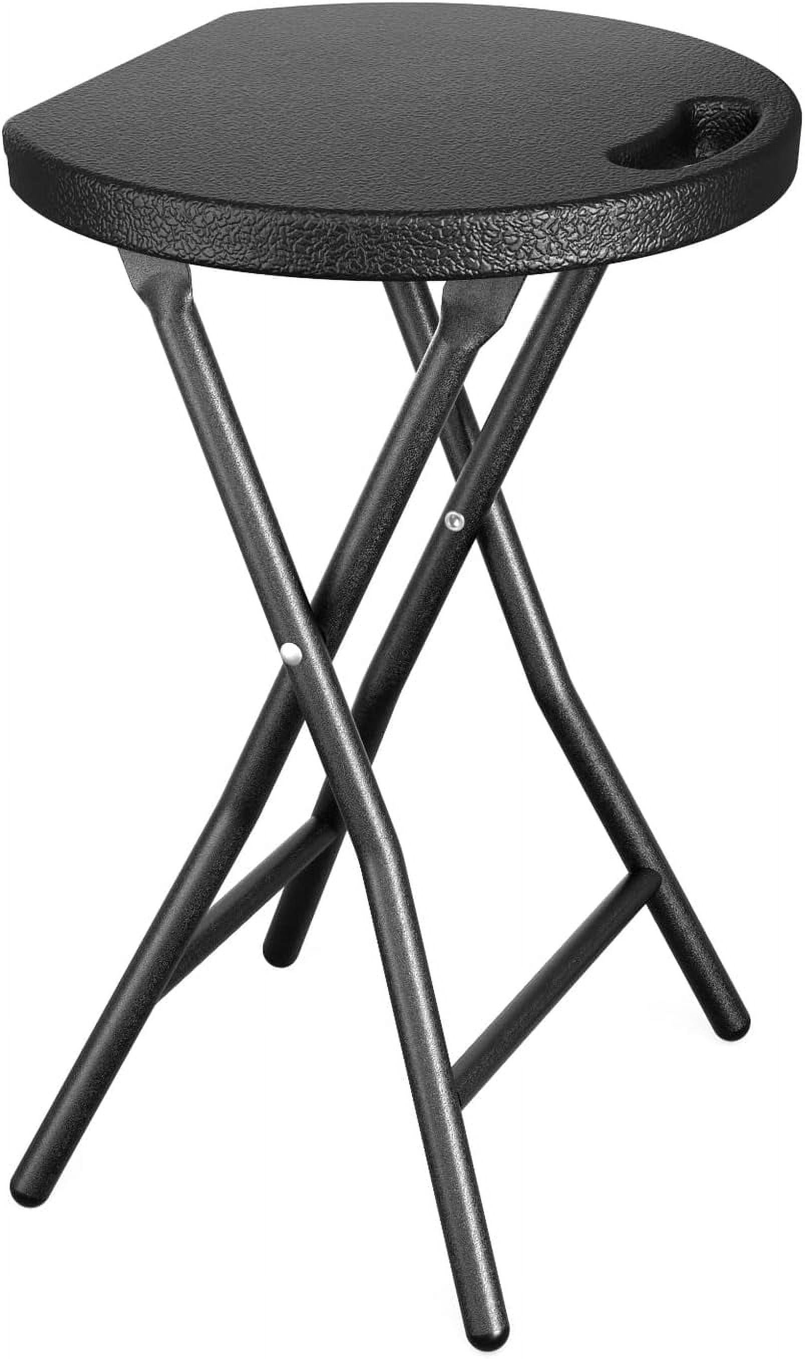 5Rcom Folding Stool, Portable Stool Chairs with Handle, Collapsible ...