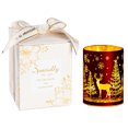thumbnail image 1 of 5Red Led Scented Candle Flameless Safe Aromatherapy Holiday Decoration With Energy Efficient Bulbs Relaxing Fragrance Wax Material And Multi-Use Design For Christmas Parties Home Ambience, 1 of 7