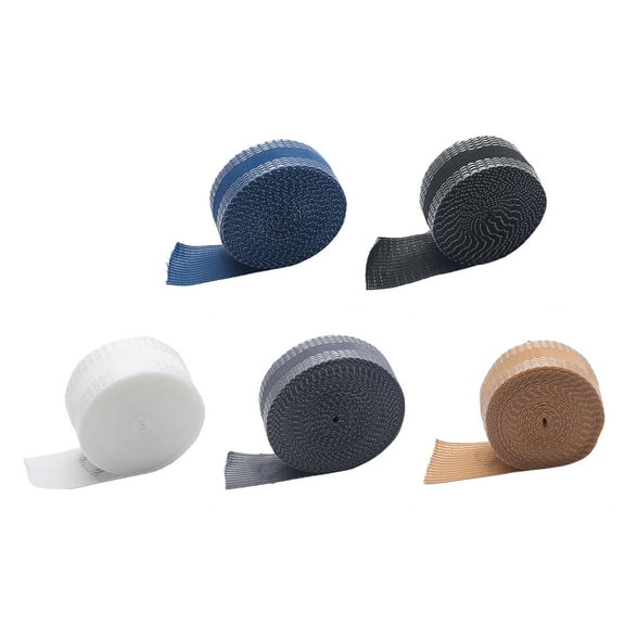 5Rolls Iron On Hemming Tape Webbing Fabric Invisible Adhesive Mending Tape Width 25mm for Jeans Curtain Trousers Clothes