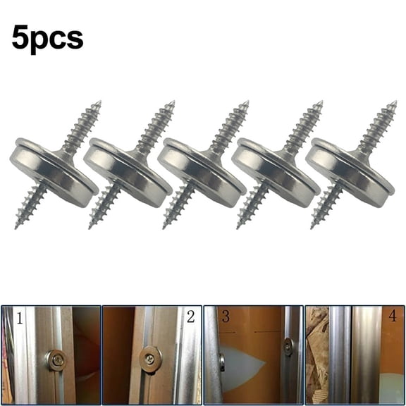 5SET Magnetic Latch Kit for Securely Closing Kitchen and Wardrobe Doors
