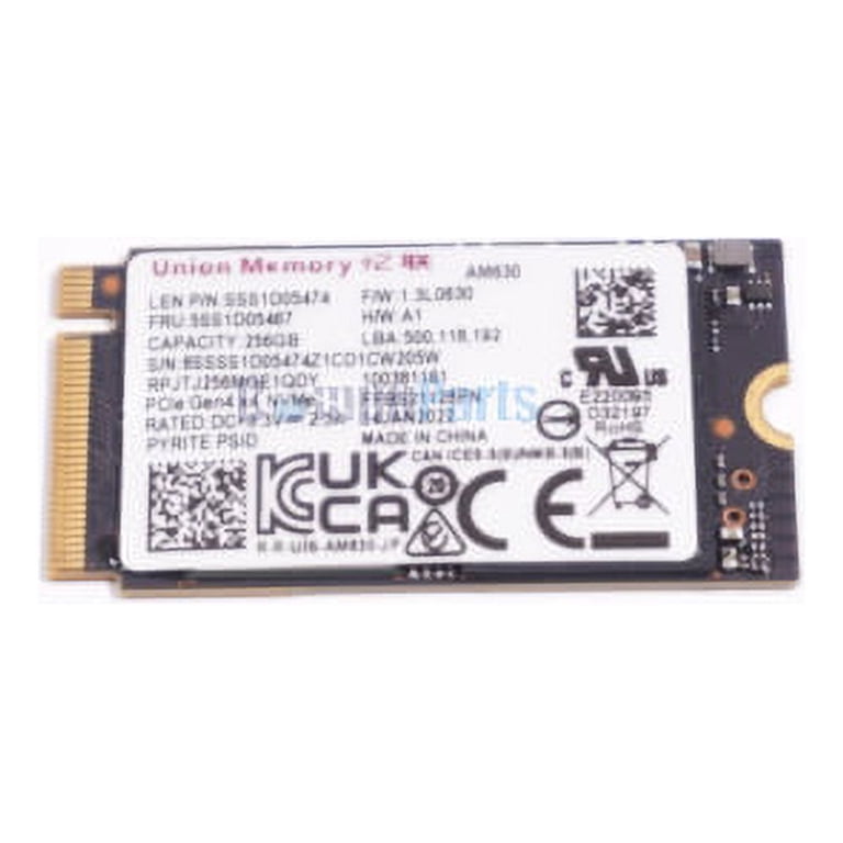Lenovo 内蔵型SSD 256GB PCIe Gen4 NVMe 5SS1D33966 Lenovo 256GB PCIe Gen4 x 4 NVMe SSD Drive 82QG0001US