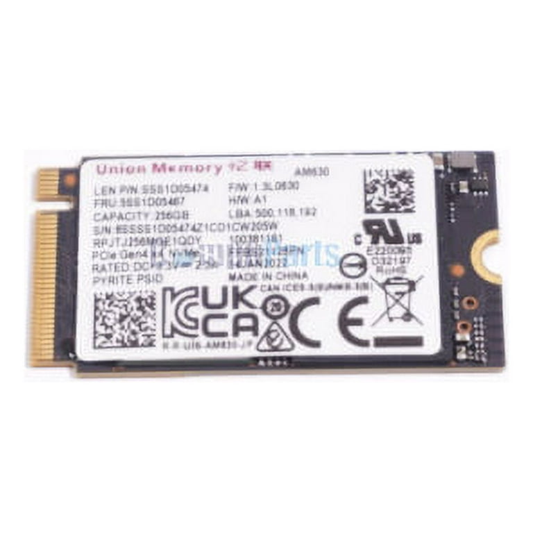 5SS1D71680 256GB PCIe Gen4x4 NVMe PCIe M.2 2242 SSD Drive 5SS1D71680 256GB PCIe Gen4x4 NVMe PCIe M.2 2242 SSD Drive