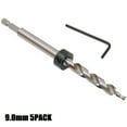 5Set 9Mm Hex Shank Pocket Hole Step Drill Bit Pocket for Pilot Hole