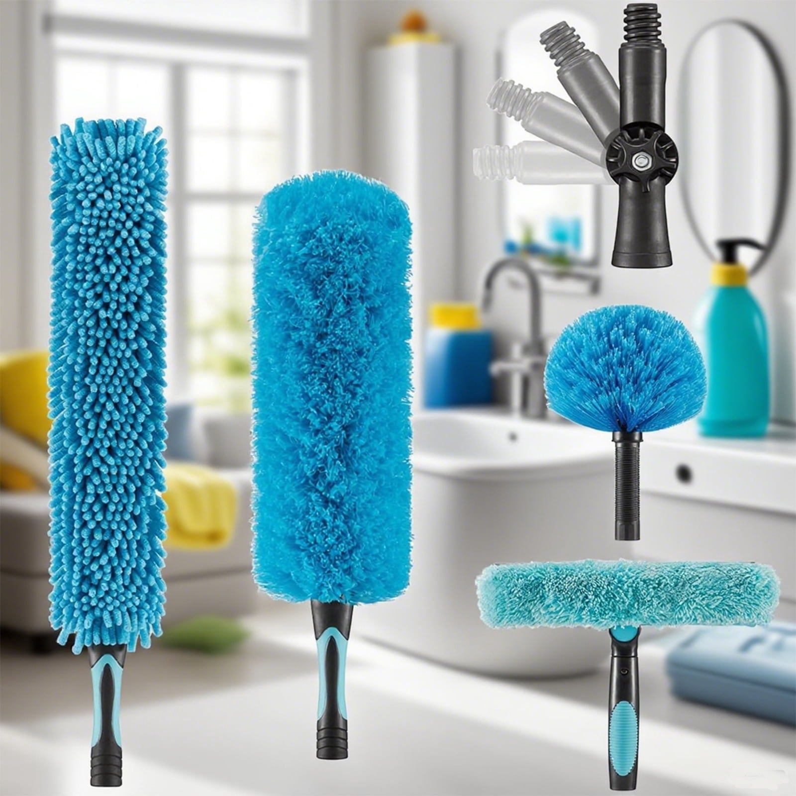 5Set Duster Kit High Ceiling Dusting and Window Cleaning Washer ...