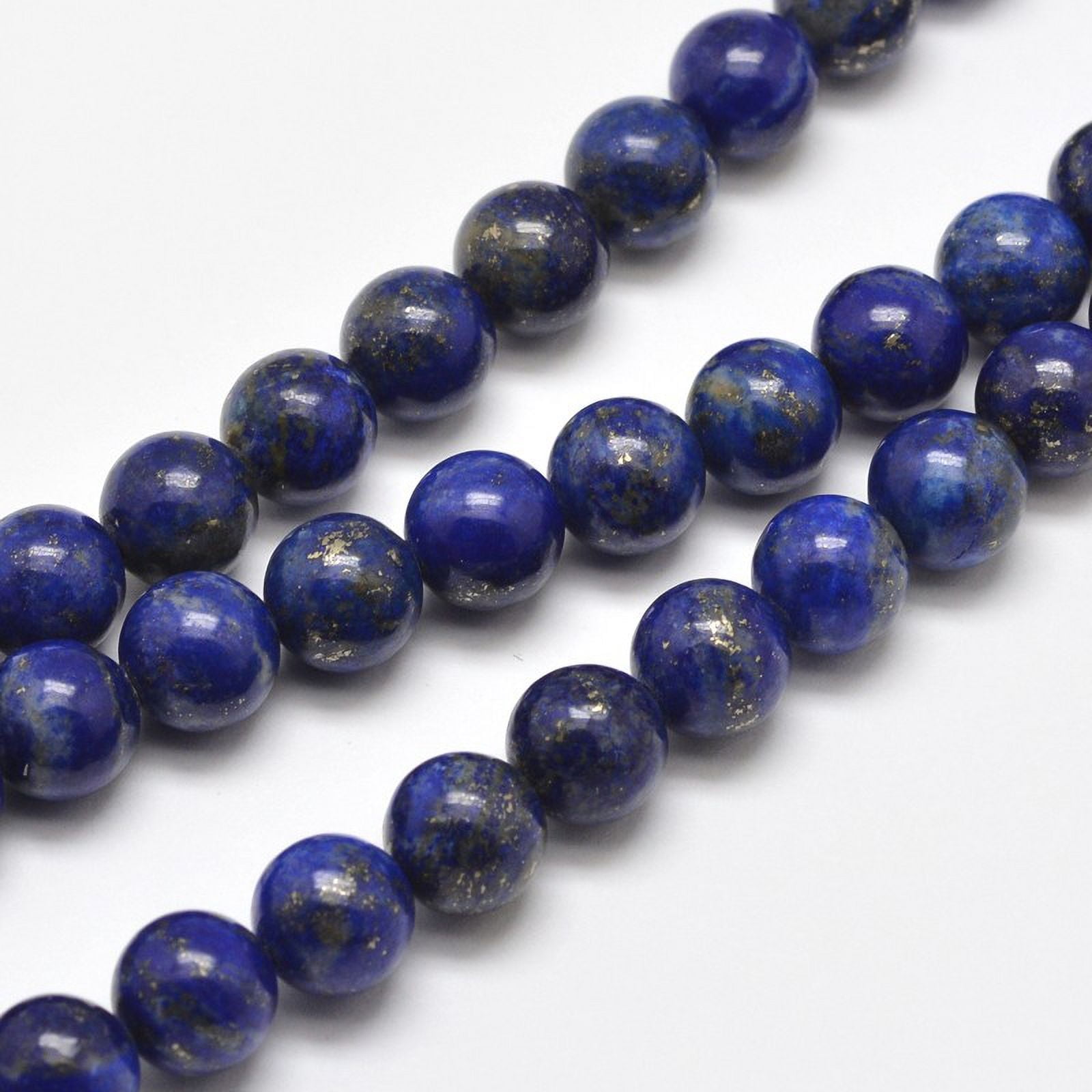 Natural Lapis Lazuli Bead Strands, Oval, 13~14mm main image 1