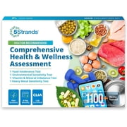 5Strands Food Intolerance, Environmental & Heavy Metal Sensitivity, and Nutritional Imbalance Test for Adults & Kids, 1119 Items Tested, Gut Health Test, Hair Analysis, Results in 4 Days