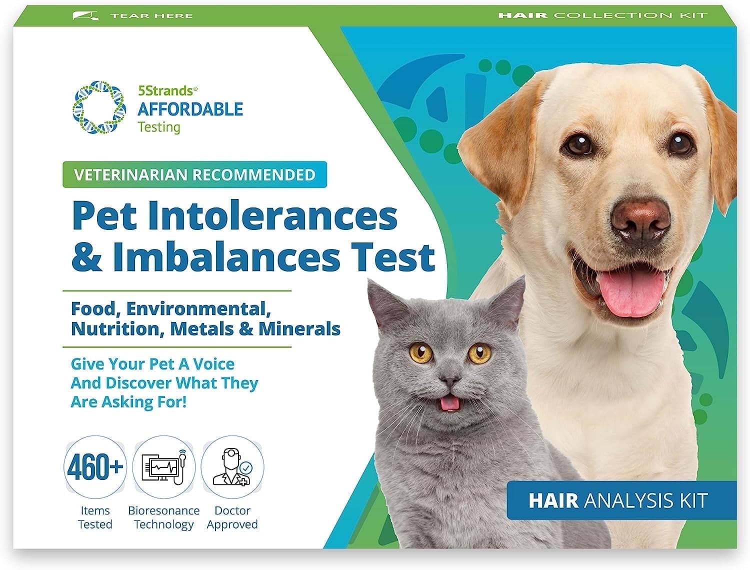 Gallery Detail: 5Strands Pet Food Environmental Intolerance Test For Dogs Cats