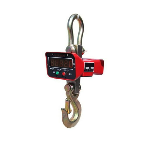 5T/5000kg Lifting Scale LED Display Screen Wireless Remote Control Industrial Weighing Crane Scale ,Reliability