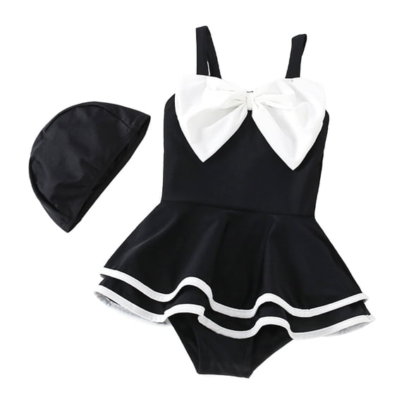 5T Girls Swimsuit Sun Protection Newborn Baby Swimsuit Girl Infant Bathing Suit Girl Long Sleeve Ruffle Baby Girls' Swimwear Swimming Swim Suit
