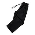 thumbnail image 1 of 5T Pants Boys 4T Boys Clothes Boys Cargo Pants Quick Dry Stretch Elastic Waist School Kids Joggers with Zipper Pockets Black 9-10 Years, 1 of 5
