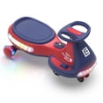 thumbnail image 1 of 5TH WHEEL 12V 4.5Ah KW01-BB Electric Wiggle Car for Kids, 3-4.5 Mph Swing Car with Music Speaker, Wheels with Lights, Riding Toy for Ages 3–8, Red and blue, 1 of 11