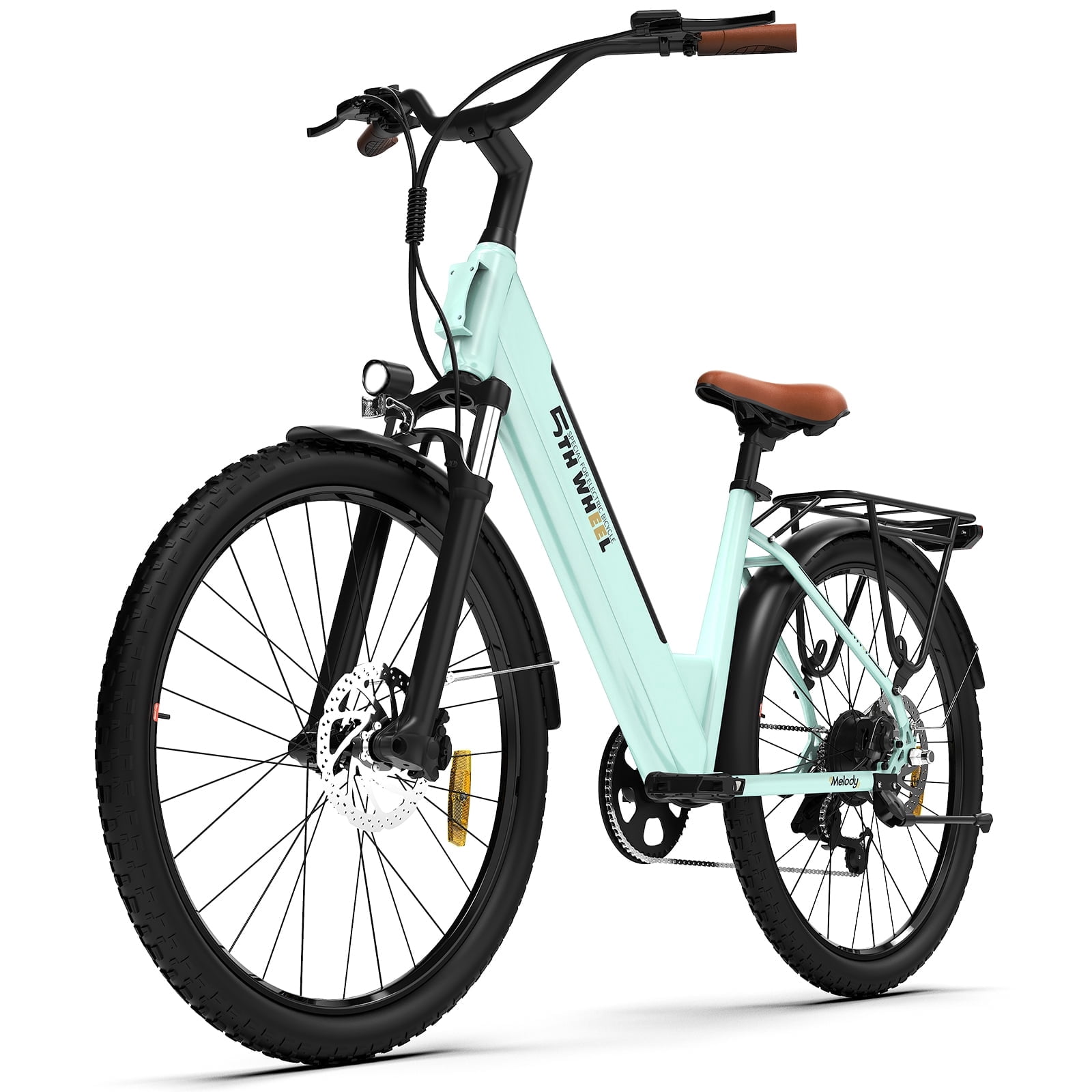 5TH WHEEL Electric Bike Adult 350W Motor W18B 26 Electric Bike 36V 10 4Ah Removable Battery Ebike Electric Bicycle 7 Speed UL2849 Green 11e41792 26ee 4a0a 85e3 0a8eee928fd8.b5cba6e71464637459162b6a05ea959e