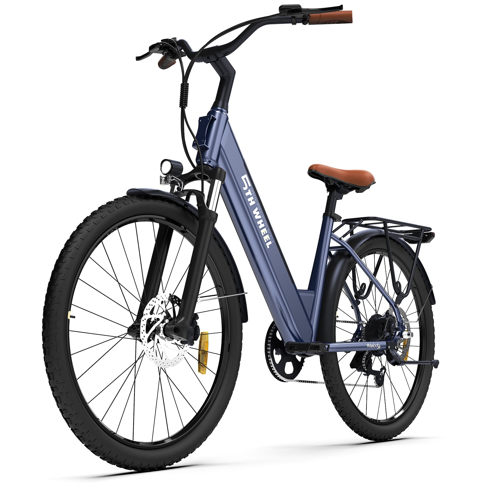 Walmart savings: 5TH WHEEL Electric Bike for Adult with 350W Motor, W18B 26" EBike with 36V 10.4Ah Removable Battery Ebike, Electric Bicycle with 7 Speed, UL2849