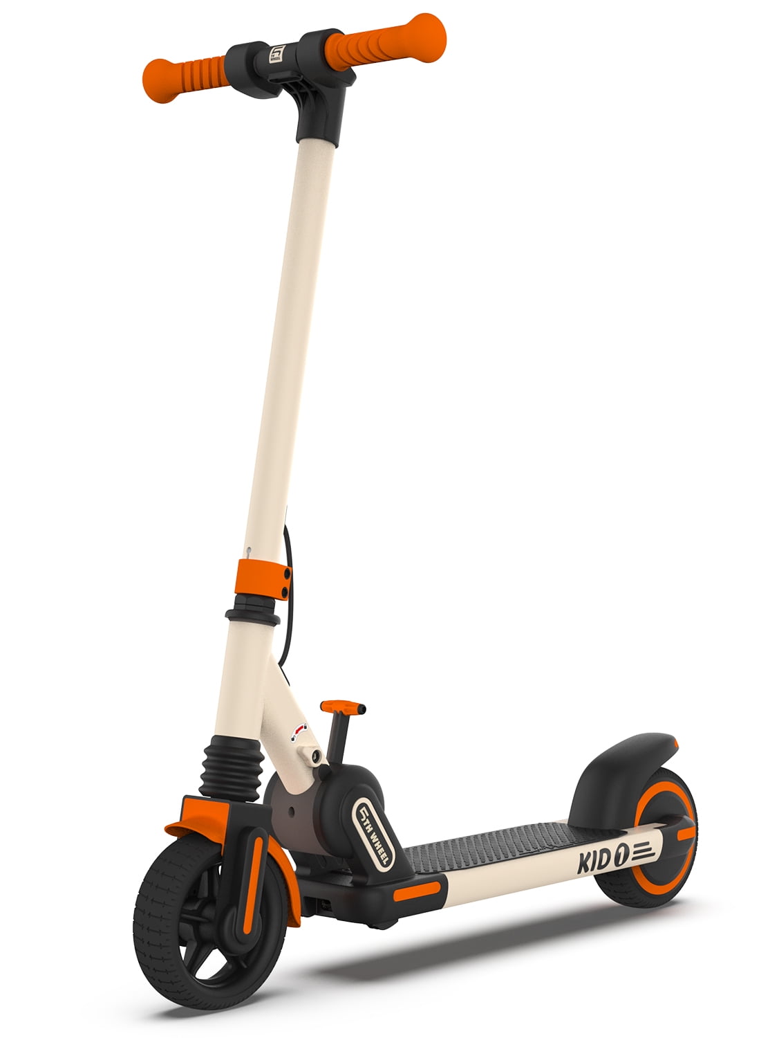 5TH WHEEL K1 Electric Scooter for Kids Ages 6-14 with 6.5 Rubber Tires,  150W Motor, 9 Mph Speed and 4-5.5 Miles Range, Foldable Kids Electric Kick