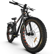 5TH WHEEL W29B 26" x 4" Fat Tire Electric Bike, 750W Motor Foldable Adult Ebike with 48V 15Ah Removable Battery, Electric Mountain Bicycle with 7 Speed, UL2849
