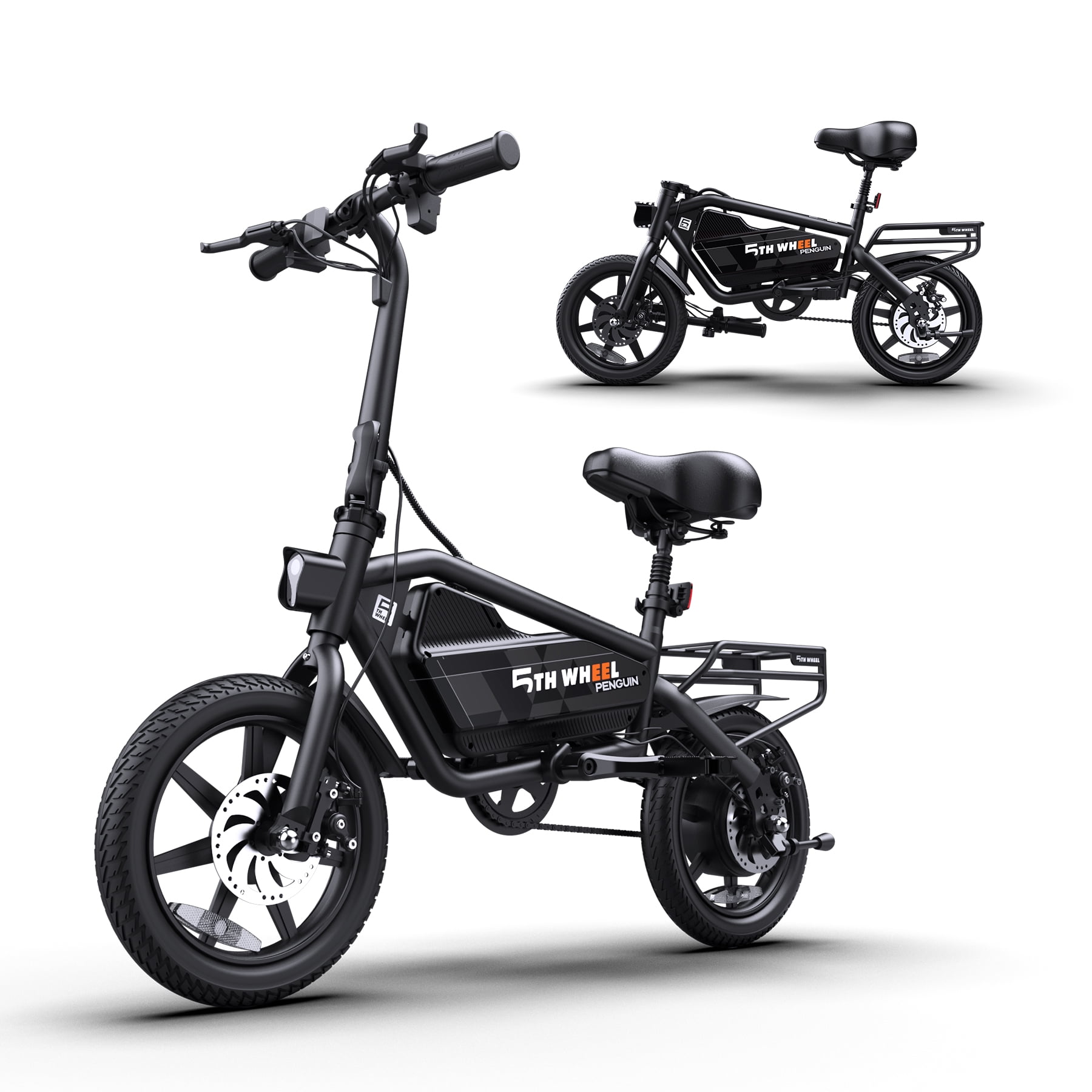 ZDZA 350W & 19MPH Electric Scooter for Adults, 12-21 Miles Range, 8.5' Foldable Escooter