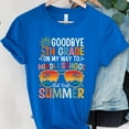 thumbnail image 1 of 5Th Grade Graduation Gifts T-Shirt, Last Day Of Elementary School Shirt, Schools Out For Summer, Next Stop Middle School Summer Break Tshirt Unisex S-5XL Hot Trending Shirt, Vintage Birthday Gift, 1 of 3