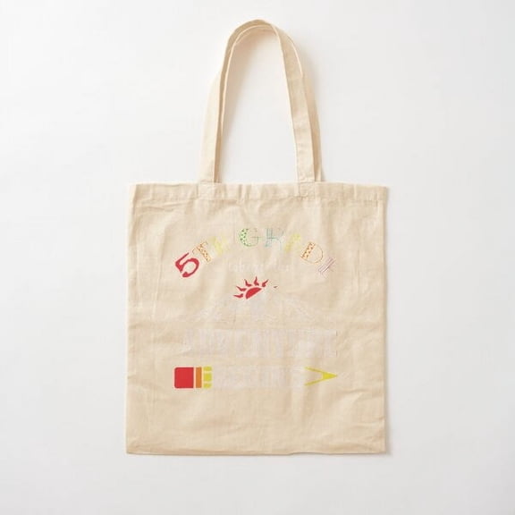 5Th Grade Where The Adventure Begin Cotton Tote Bag Canvas Tote Bag, Family Gift For Mother, Her