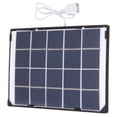 thumbnail image 1 of 5V 1.2A 6W Mini Solar Panels, USB Solar Panel Charger with Micro USB Port  for Phone Camera Lighting Charging, 1 of 6