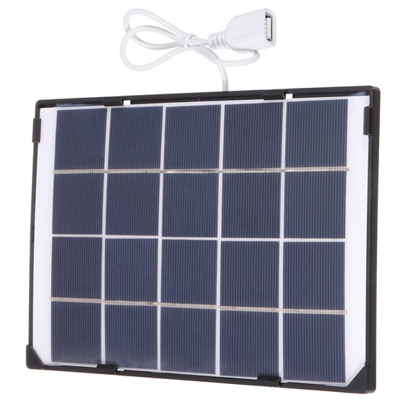 5V 1.2A 6W Mini Solar Panels, USB Solar Panel Charger with Micro USB Port for Phone Camera Lighting Charging