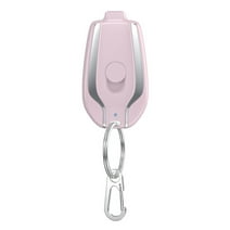 5V 1500Mah Keychain Power Bank Wireless Mini Portable Charger (Pink 8 Pin)