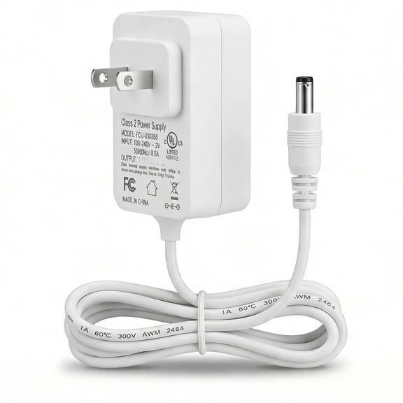 5V 2A Charger for Hello Baby Monitor HB66, HB6550, HB50, 5V Replacement Power Cord