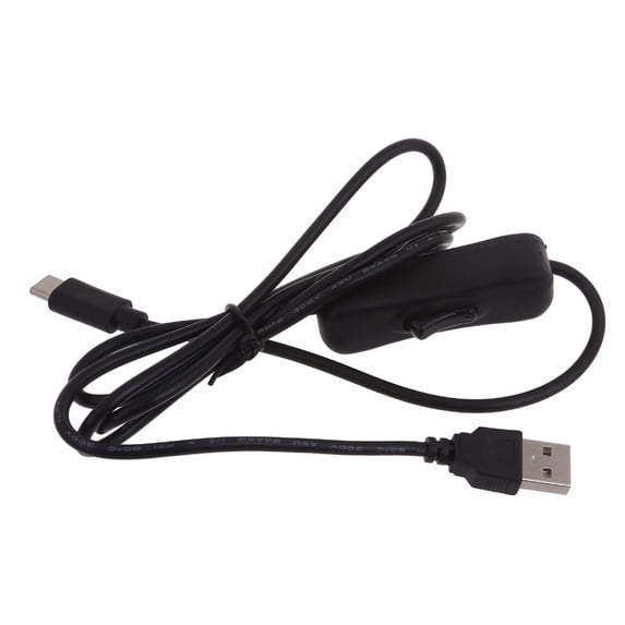 5V 2A USB to Type C Power Cable with ON OFF Switches for LED Strips ...