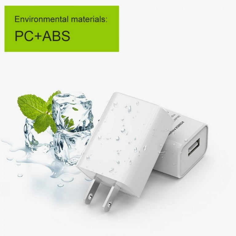 5V 2A Wall Charger, USB Plug Cube Portable Wall Charger Quick