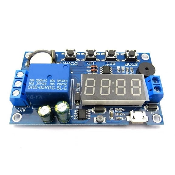 5V-30V Real Time Timing Delay Timer Relay Module Switch Control Clock Synchronization Multiple Control Wiring Diagram