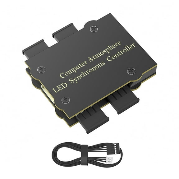 5V 3PIN ARGB Fan Controller Splitter Controller Motherboard ARGB Fan LED Atmospheres Light Synchronous Controller for PC