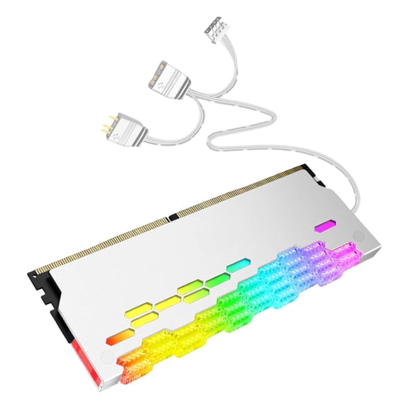 5V 3Pin ARGB Memory Coolers With Aluminum Body And Multiple Lighting Effects For Customs Gaming Rigs