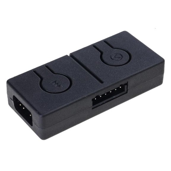 5V/3Pin ARGB To 12V/4PIN Adapter Sync Motherboard 5V ARGB To 12V ARGB Expansion Converter For PC Chassis Fan Light