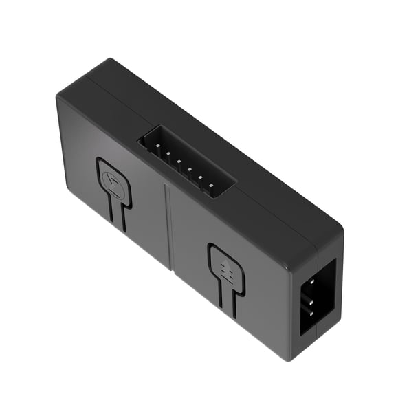 5V/3Pin ARGB To 12V/4PIN Adapter Sync Motherboard 5V ARGB To 12V Expansion Converter For PC Chassis Fan Light