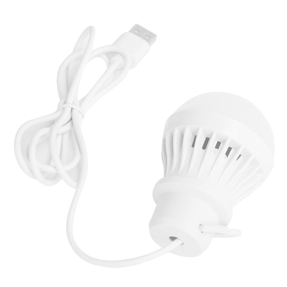 5V 3W Emergency Light for Camping & Picnics, Outdoor White Lighting Portable USB LED Bulb