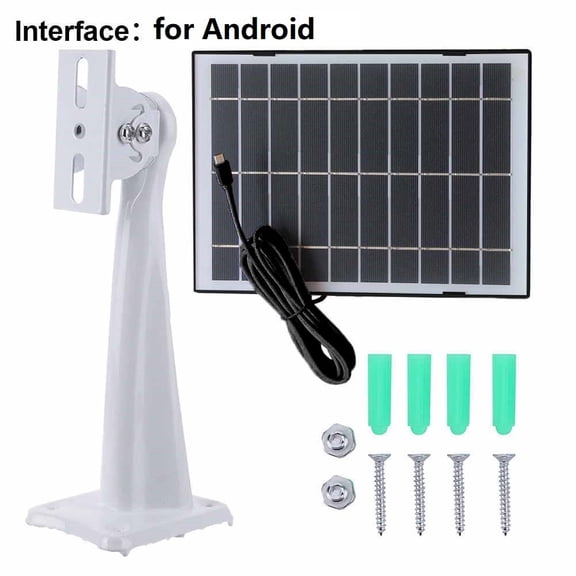 5V 8W Solar Panel for Mobile Phone Security Camera Solar Power Charging Security
