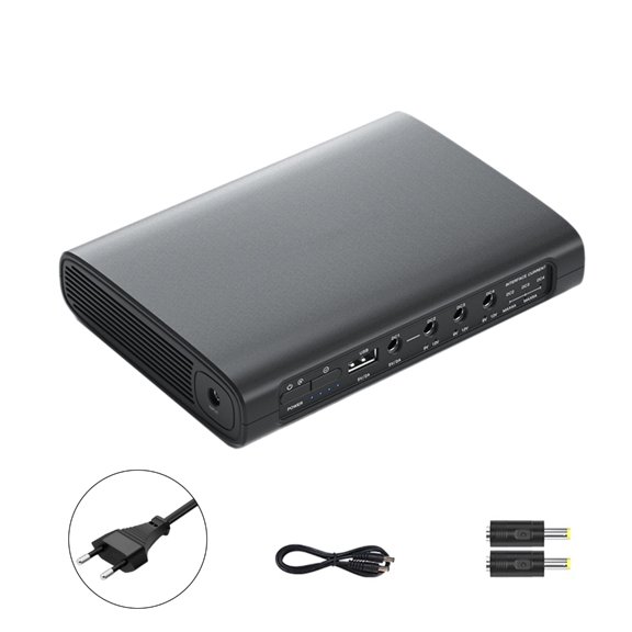 5V 9V 12V UPS Power Supply 16000/20000/256000mAh Lithium Battery Backup for Secure Continuous Electronic Devices