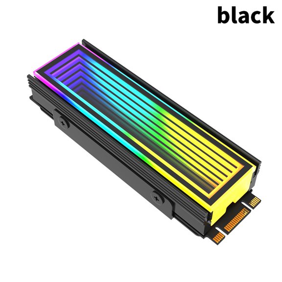 5V ARGB Sync PC 2280 SSD M2 Radiator PC RGB M.2 NVMe Radiator High Efficiency Radiator Endless Abyss Effect Gaming Entertainment