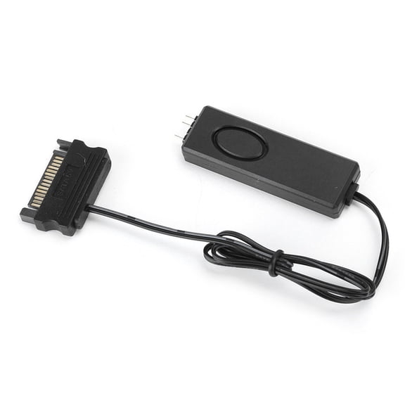 5V Black ARGB RF Remote Controller with Pin for PC Fan and Lighting