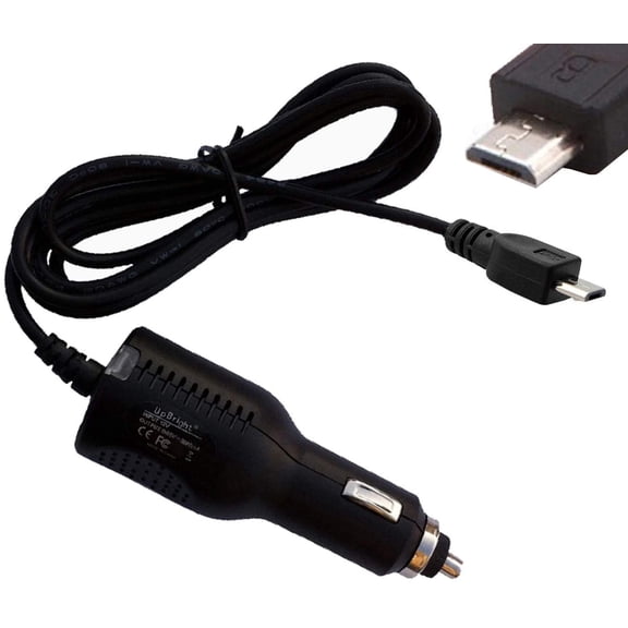 Replacement 5V Car DC Adapter Compatible with Kindle Fire D01400 1st 2nd Gen Tablet eReader Vehicle Cigarette Lighter Plug Power Supply