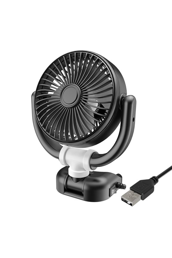 5V Car Dashboard Small Fan Folding Portable Automobile Air Cooler Summer Car Accessories Air Circulator Fan 360 Rotation