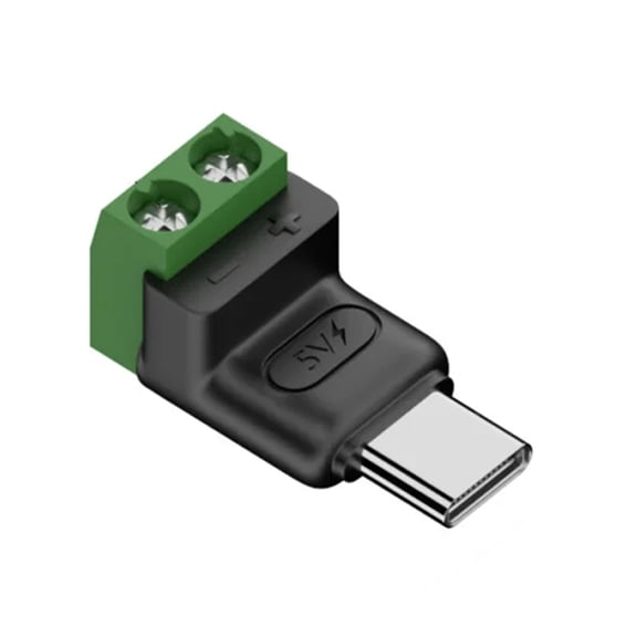 5V Crimp Terminals Block Solderless Plug Type C Connector Quick Connection Head for Industrial Repair Charging